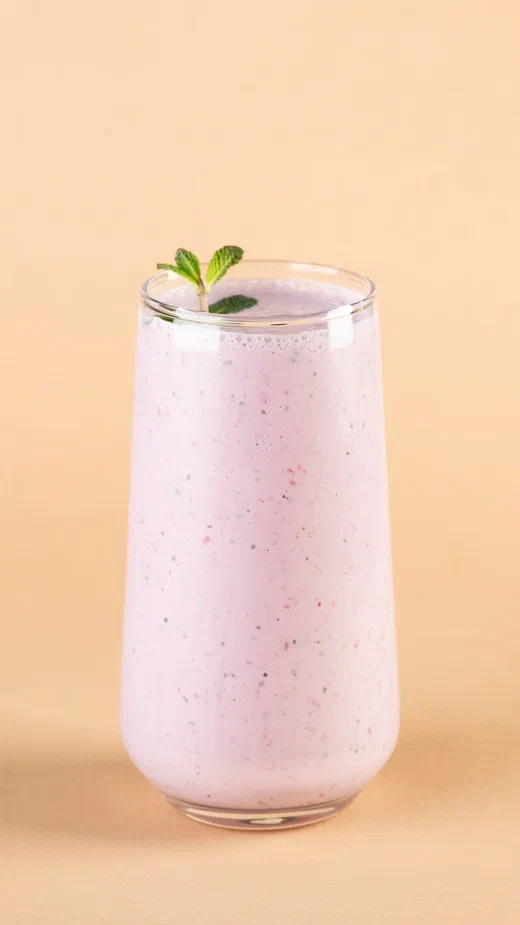 Милкшейк Малина Фисташка